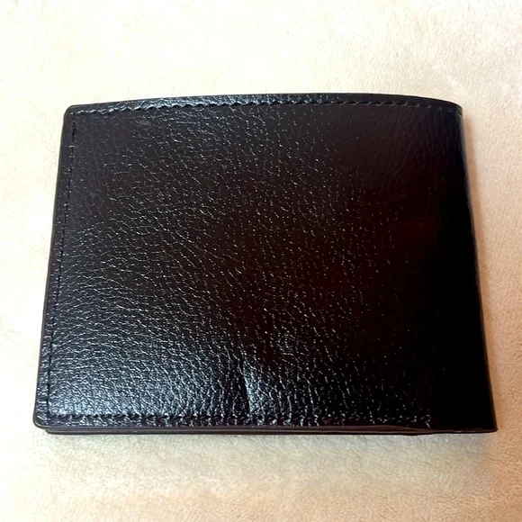 NWOT Jiangbao Men’s Brown Leather Wallet With Embossed Eagle - Picture 4 of 7